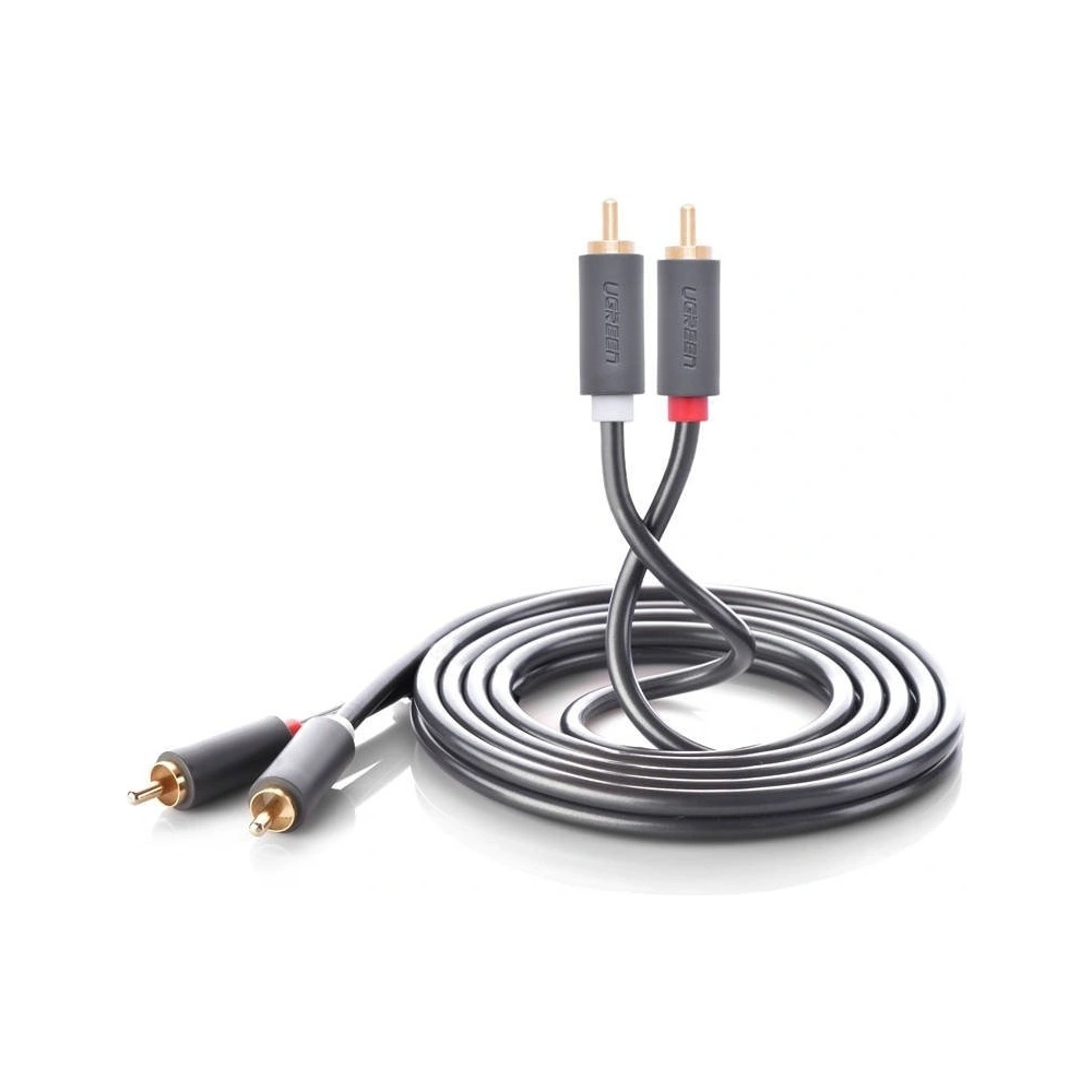 Hurtownia GSM - Kabel 2RCA (Cinch) na 2RCA (Cinch) UGREEN 3m (černý) - UGR315BLK - {ean13} - Hurt