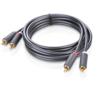 Hurtownia GSM - Przewód 2RCA (Cinch) do 2RCA (Cinch) UGREEN 3m (czarny) - UGR315BLK - {ean13} - Hurt