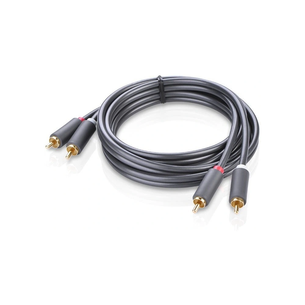 Hurtownia GSM - Kabel 2RCA (Cinch) na 2RCA (Cinch) UGREEN 3m (černý) - UGR315BLK - {ean13} - Hurt