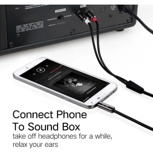 Przewód 3,5mm Jack do 2RCA (Cinch) UGREEN 1,5m