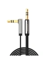 Kątowy kabel mini jack 3,5mm AUX UGREEN płaski 3m
