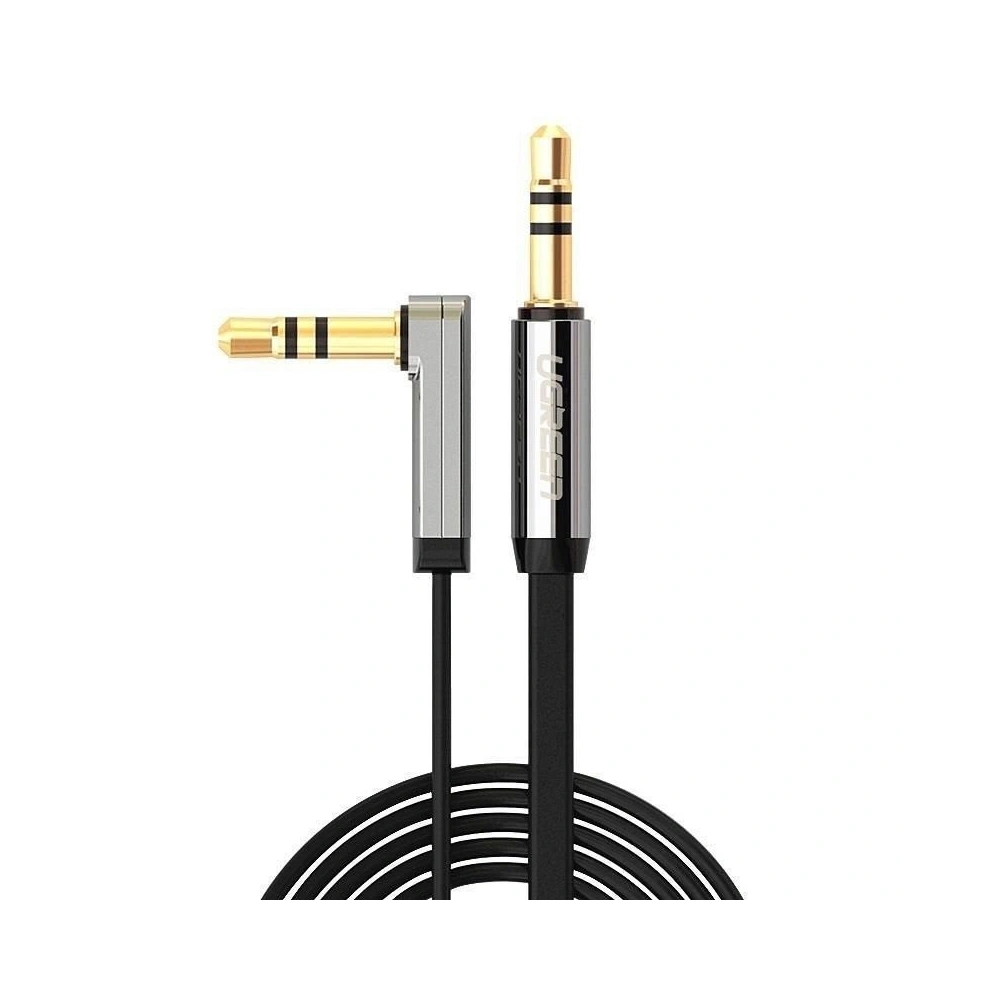 Hurtownia GSM - Úhlový kabel mini jack 3,5mm AUX UGREEN plochý 2m - UGR320 - {ean13} - Hurt