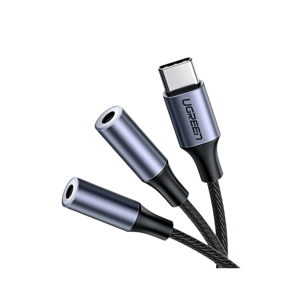 Hurtownia GSM - Audio AUX splitter UGREEN kabel USB-C, 25cm (stříbrný) - UGR321SLV - {ean13} - Hurt
