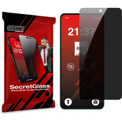 Matowe szkło prywatyzujące GrizzGlass SecretGlass do Realme 14T