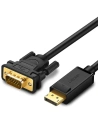 Kabel DisplayPort do VGA UGREEN DP105, FullHD, jednokierunkowy, 1.5m (czarny)