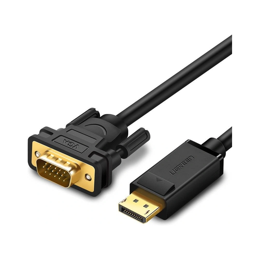 Wholesale UGREEN DP105 DisplayPort to VGA FullHD 1.5m (Black) - UGR339BLK - {ean13} - Hurt