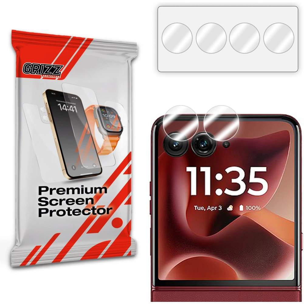 Hurtownia GSM - Szkło na aparat GrizzGlass HybridGlass Camera do Motorola Razr 60 Ultra - GRZ14118 - {ean13} - Hurt