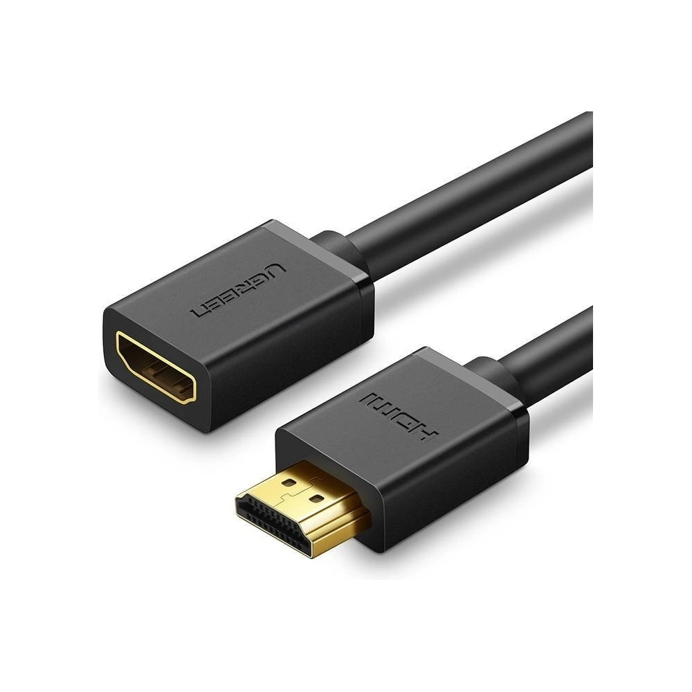 Hurtownia GSM - HDMI kabel mužský na HDMI ženský UGREEN HD107, FullHD, 3D, 2m (černý) - UGR360BLK - {ean13} - Hurt