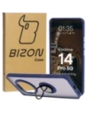 Wholesale Bizon Case Hybrid Ring Realme 14 Pro 5G smoky with a navy blue frame - BIZ9343 - {ean13} - Hurt