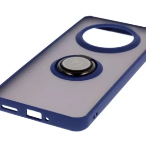 Wholesale Bizon Case Hybrid Ring Realme 14 Pro 5G smoky with a navy blue frame - BIZ9343 - {ean13} - Hurt