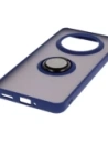 Hurtownia GSM - Bizon Case Hybrid Ring Realme 14 Pro 5G fumuriu cu un cadru albastru închis - BIZ9343 - {ean13} - Hurt