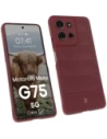 Pancerne etui Bizon Case Tur do Motorola Moto G75 5G burgundowe