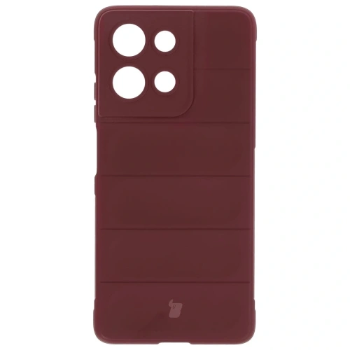 Pancerne etui Bizon Case Tur do Motorola Moto G75 5G burgundowe