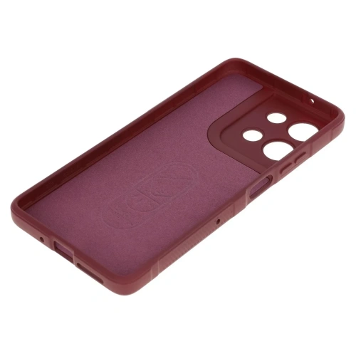 Pancerne etui Bizon Case Tur do Motorola Moto G75 5G burgundowe