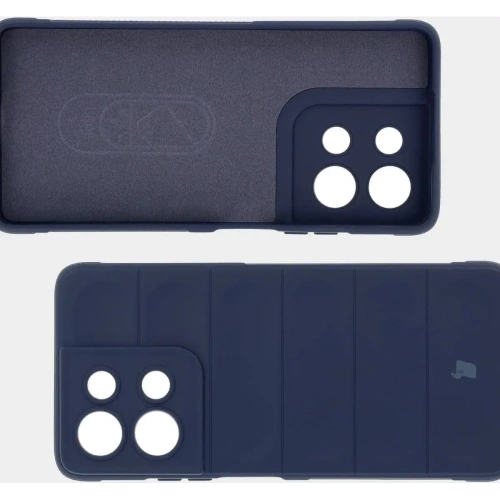 Pancerne etui Bizon Case Tur do Motorola Moto G75 5G granatowe