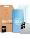 Hurtownia GSM - BIZON Clear 2 Pachet 3x sticlă pentru ecran + sticlă pentru lentile Samsung Galaxy S25 Edge - BIZ9348 - {ean13} - Hurt