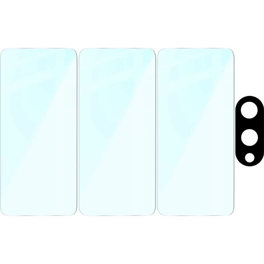Hurtownia GSM - BIZON Clear 2 Pachet 3x sticlă pentru ecran + sticlă pentru lentile Samsung Galaxy S25 Edge - BIZ9348 - {ean13} - Hurt