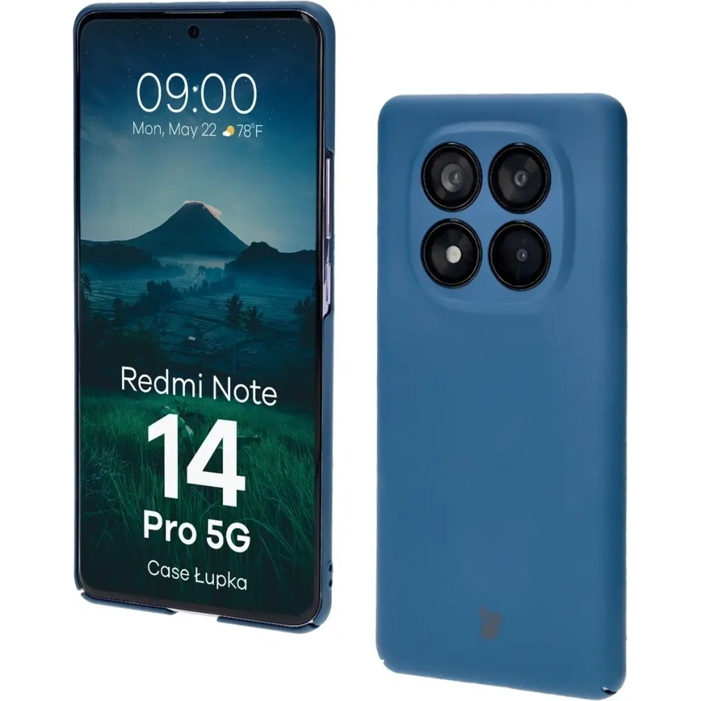 Hurtownia GSM - Husă Bizon Lupka Xiaomi Redmi Note 14 Pro 5G albastră - BIZ9349 - {ean13} - Hurt
