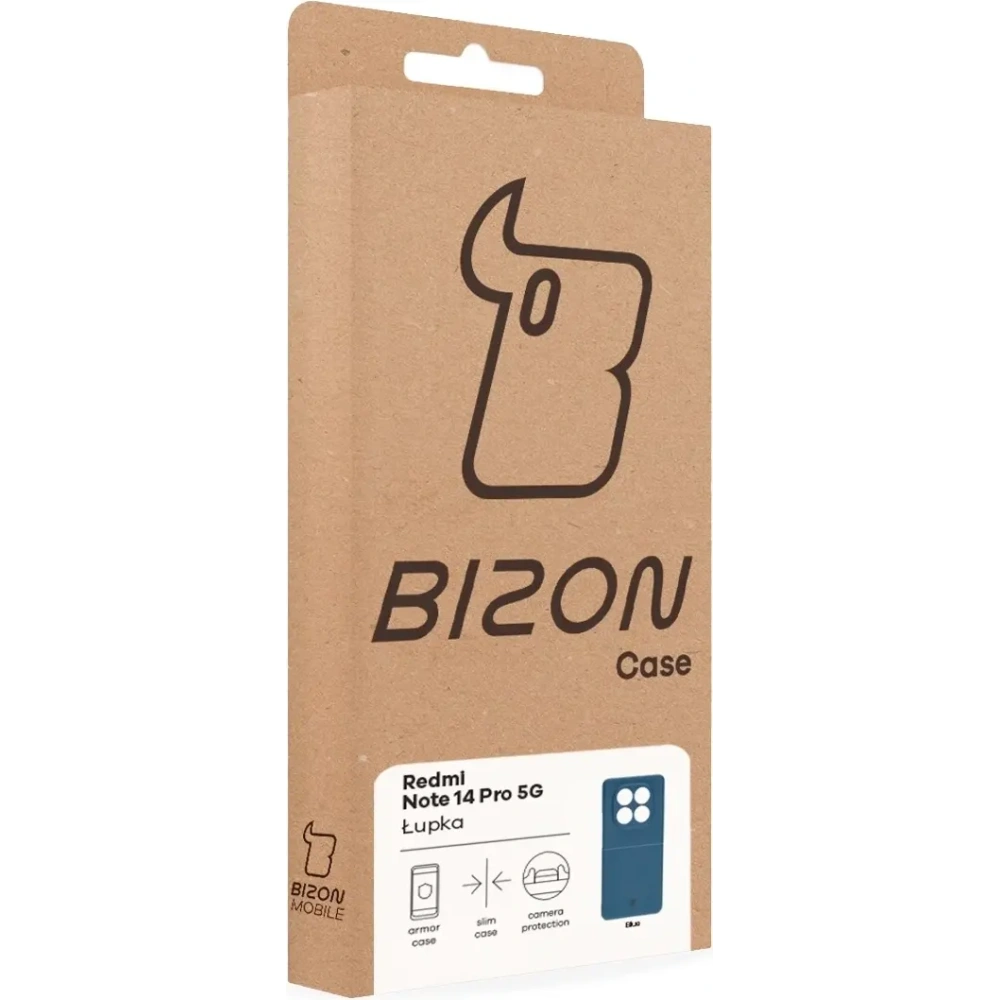 Hurtownia GSM - Husă Bizon Lupka Xiaomi Redmi Note 14 Pro 5G albastră - BIZ9349 - {ean13} - Hurt