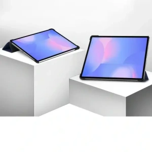 Hurtownia GSM - Husa Bizon Tab Croc pentru Samsung Galaxy Tab S10 FE+ Plus de culoare albastru închis - BIZ9350 - {ean13} - Hurt
