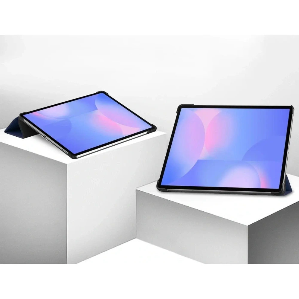 Hurtownia GSM - Husa Bizon Tab Croc pentru Samsung Galaxy Tab S10 FE+ Plus de culoare albastru închis - BIZ9350 - {ean13} - Hurt
