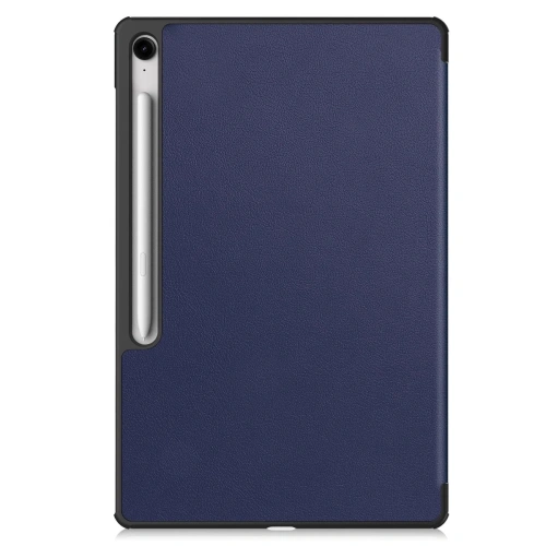 Etui z klapką Bizon Case Tab Croc do Samsung Galaxy Tab S10 FE+ Plus granatowe