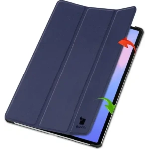 Hurtownia GSM - Husa Bizon Tab Croc pentru Samsung Galaxy Tab S10 FE+ Plus de culoare albastru închis - BIZ9350 - {ean13} - Hurt