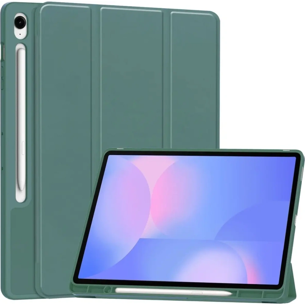 Hurtownia GSM - Bizon Case Tab Lizard Samsung Galaxy Tab S10 FE+ Plus verde închis - BIZ9351 - {ean13} - Hurt