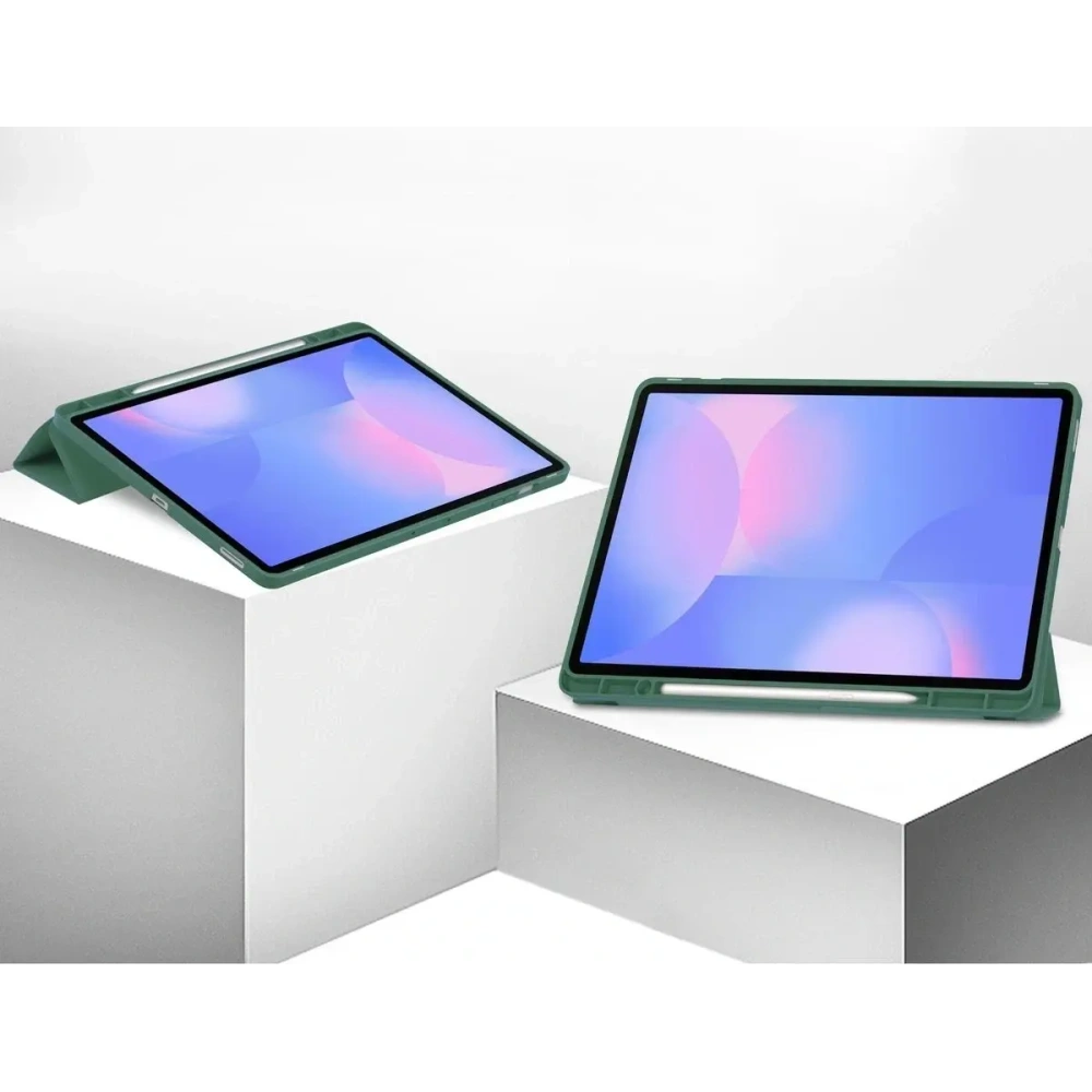 Hurtownia GSM - Bizon Case Tab Lizard Samsung Galaxy Tab S10 FE+ Plus verde închis - BIZ9351 - {ean13} - Hurt