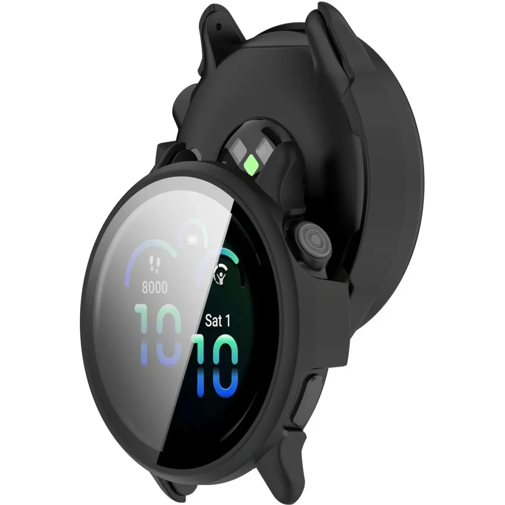 Hurtownia GSM - Bizon Case+Üveg Óra Garmin Vivoactive 6 matt fekete - BIZ9352 - {ean13} - Hurt