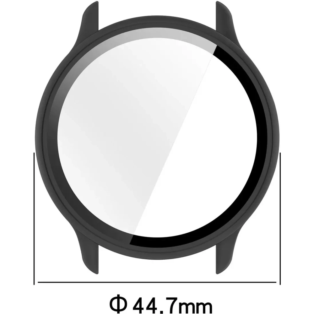 Hurtownia GSM - Bizon Case+Üveg Óra Garmin Vivoactive 6 matt fekete - BIZ9352 - {ean13} - Hurt