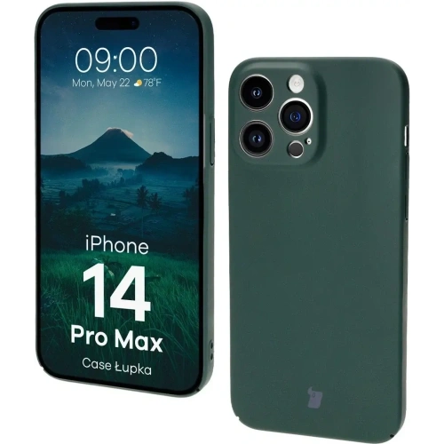 Etui Bizon Case Łupka do Apple iPhone 14 Pro Max zielone