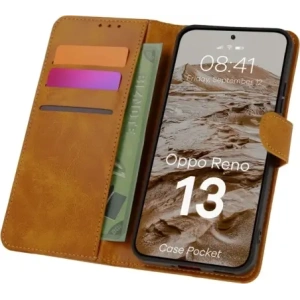 Hurtownia GSM - Bizon Case Pocket Oppo Reno13 braun - BIZ9358 - {ean13} - Hurt