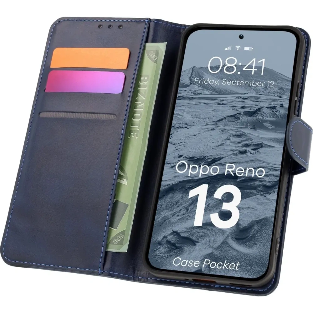 Hurtownia GSM - Bizon Case Pocket Oppo Reno13 tmavě modrý - BIZ9360 - {ean13} - Hurt