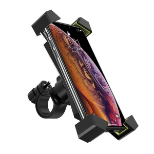 Suport pentru bicicletă UGREEN LP181 pentru telefon (negru-verde)