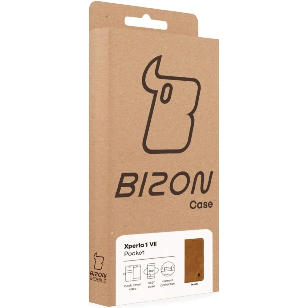 Wholesale Bizon Case Pocket Xperia 1 VII brown - BIZ9361 - {ean13} - Hurt