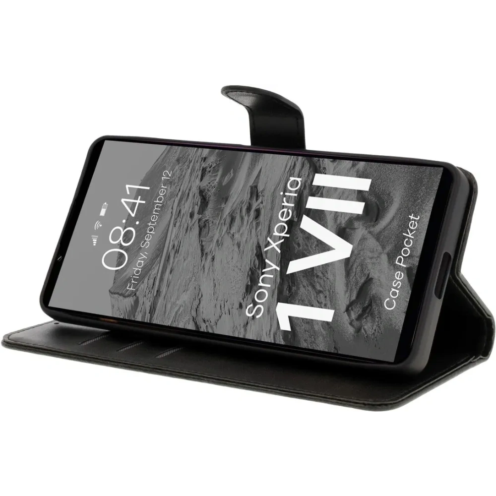 Hurtownia GSM - Bizon tok zseb Xperia 1 VII fekete - BIZ9362 - {ean13} - Hurt