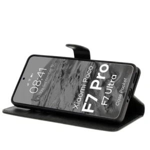 Hurtownia GSM - Husa Bizon Pocket Xiaomi POCO F7 Pro / F7 Ultra neagră - BIZ9364 - {ean13} - Hurt