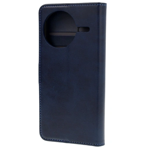 Etui z klapką Bizon Case Pocket do Xiaomi POCO F7 Pro / F7 Ultra granatowe