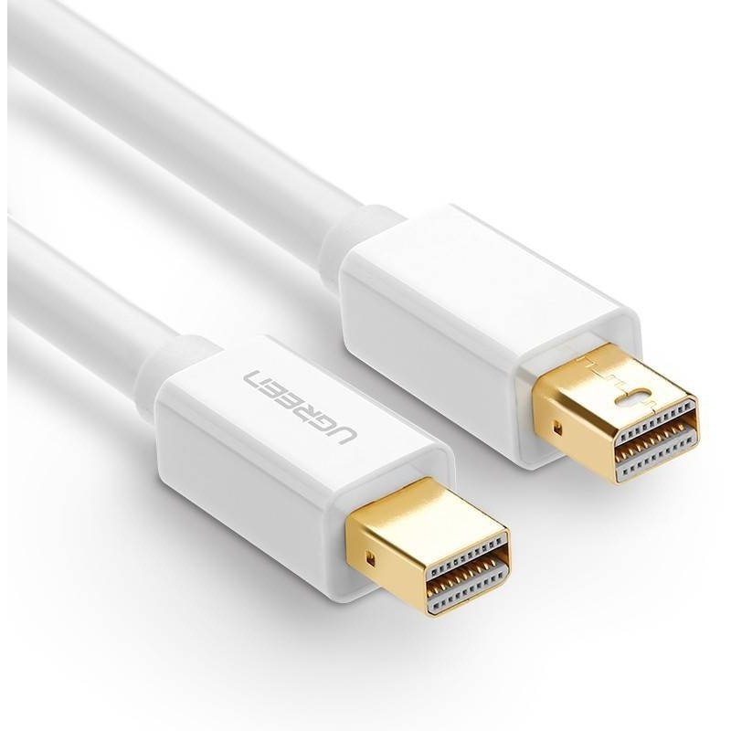 Hurtownia Ugreen - 6957303814299 - UGR374WHT - Kabel Mini DisplayPort UGREEN MD111, 4K, dwukierunkowy, 2m (biały) - B2B homescreen