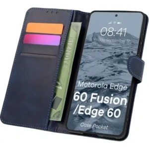 Hurtownia GSM - Bizon tok zseb Motorola Edge 60 Fusion / Edge 60 / 60 sötétkék - BIZ9367 - {ean13} - Hurt