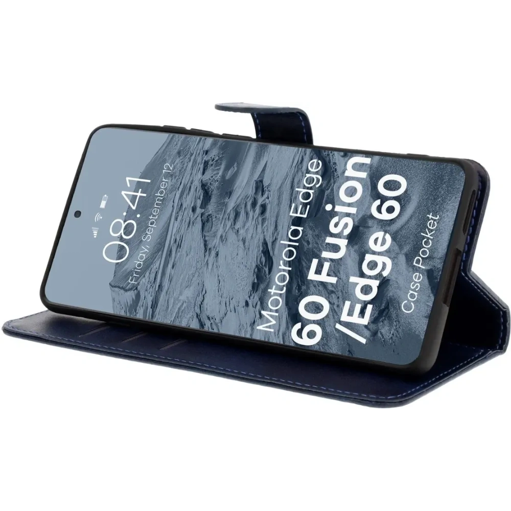 Hurtownia GSM - Bizon tok zseb Motorola Edge 60 Fusion / Edge 60 / 60 sötétkék - BIZ9367 - {ean13} - Hurt