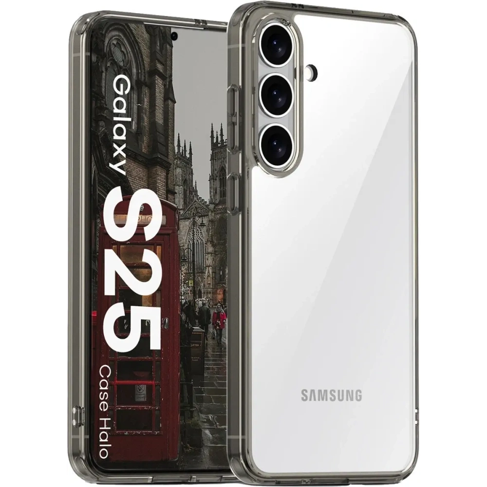 Hurtownia GSM - Bizon Case Halo Samsung Galaxy S25 kouřově černá - BIZ9370 - {ean13} - Hurt