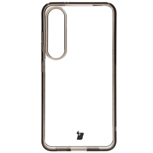 Etui Bizon Case Halo do Samsung Galaxy S25 przydymione-czarne