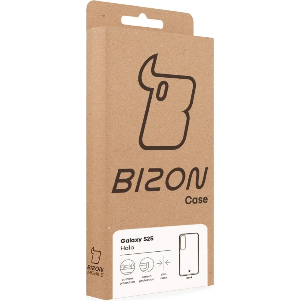 Hurtownia GSM - Etui Bizon Case Halo do Samsung Galaxy S25 przydymione-czarne - BIZ9370 - {ean13} - Hurt