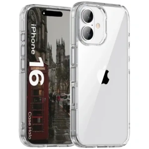 Hurtownia GSM - Husa Bizon Case Halo pentru Apple iPhone 16 transparentă - BIZ9371 - {ean13} - Hurt