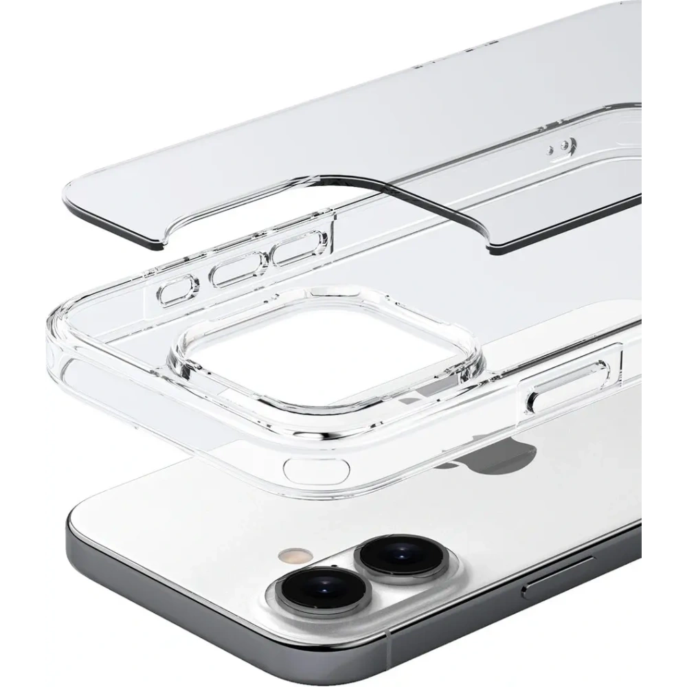 Hurtownia GSM - Husa Bizon Case Halo pentru Apple iPhone 16 transparentă - BIZ9371 - {ean13} - Hurt