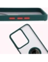 Hurtownia GSM - Husa Bizon Case Hybrid Ring Realme 14 5G / 14T 5G fumurie cu un cadru verde închis - BIZ9372 - {ean13} - Hurt