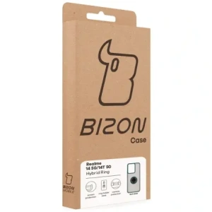 Hurtownia GSM - Etui z uchwytem na palec Bizon Case Hybrid Ring do Realme 14 5G / 14T 5G przydymione z ciemnozieloną ramką - BIZ9372 - {ean13} - Hurt