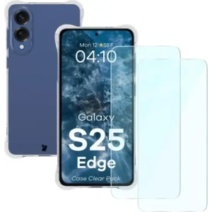 Hurtownia GSM - Bizon Case Clear Pack Hülle + 2x Displayschutzglas Samsung Galaxy S25 Edge - BIZ9373 - {ean13} - Hurt